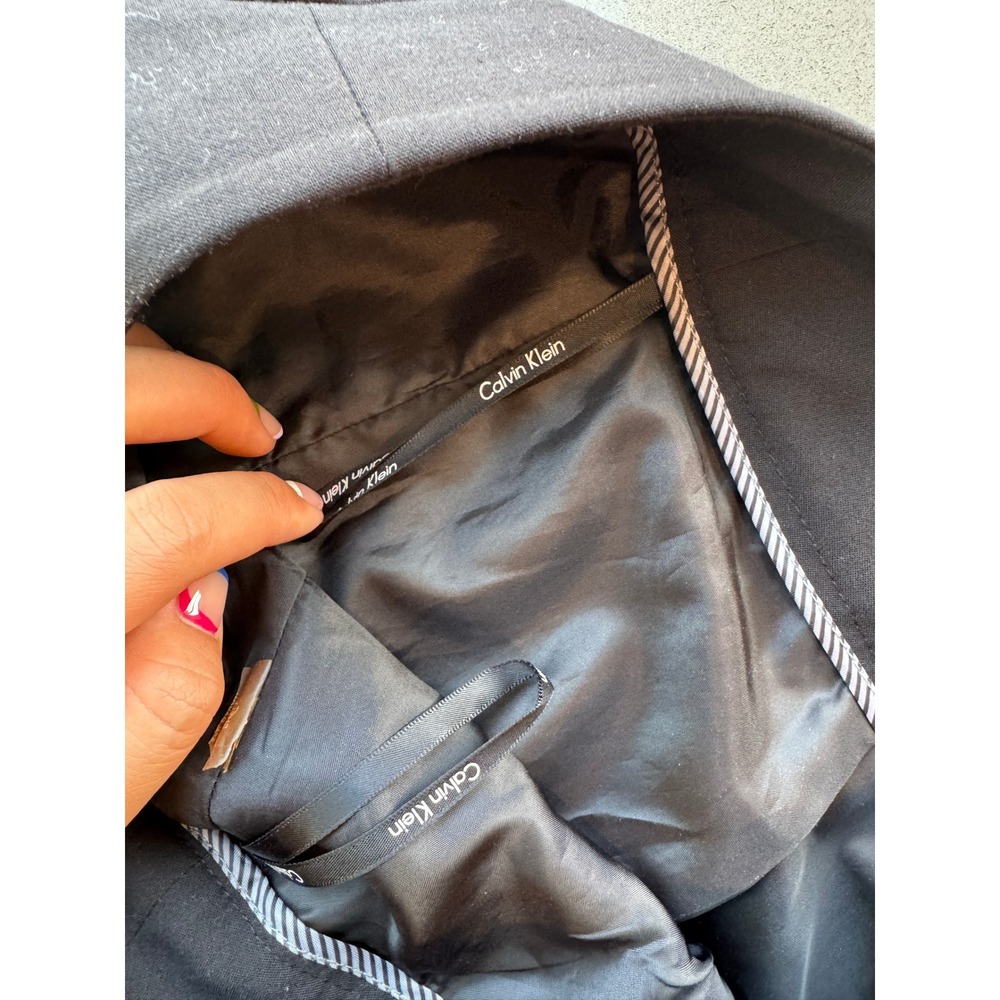 Calvin Klein Black Pencil‎ Skirt Career Office Wear Minimalist Size 6 - Picture 2 of 4